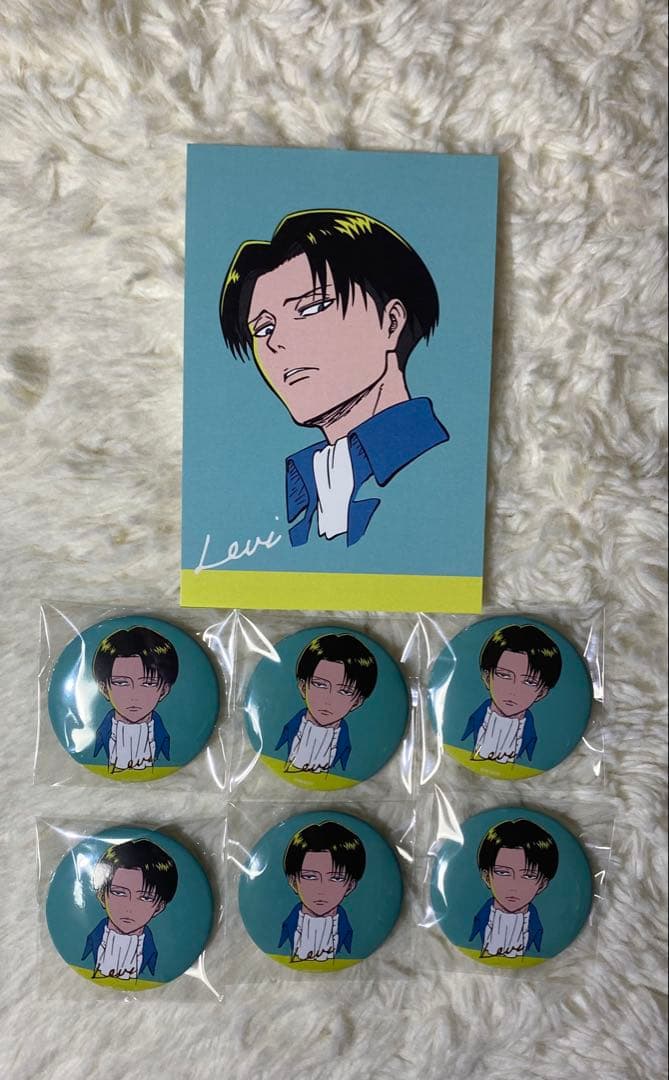 進撃の巨人 Art make 箔押し缶バッジ リヴァイ 単品】進撃の巨人 Art make トレーディング箔押し缶バッジ – IG Port