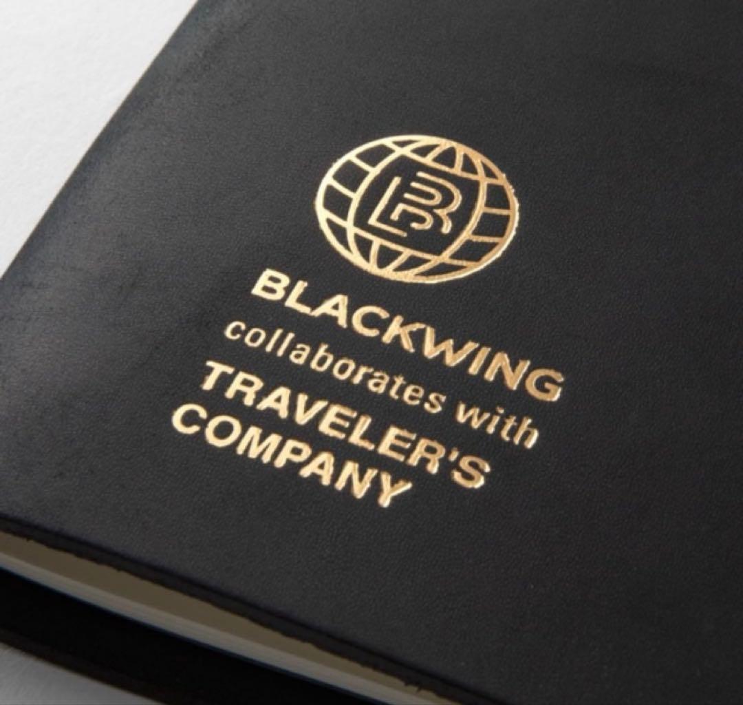 バ*✨様 【新品】トラベラーズノート ブラックウィング 本体リフィル チャーム3