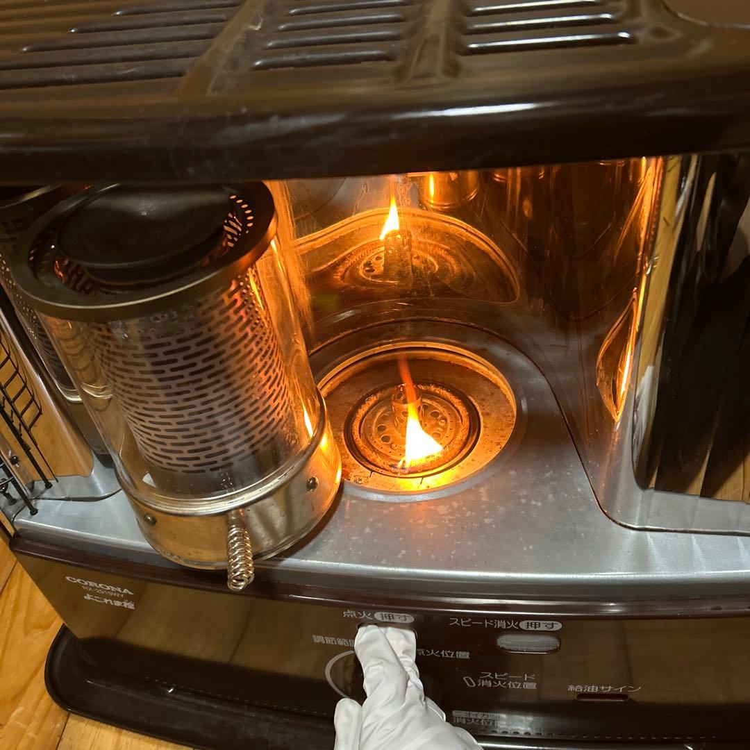 コロナ 石油ストーブ よごれま栓 RX-2919WY CORONA 2019年製 - メルカリ