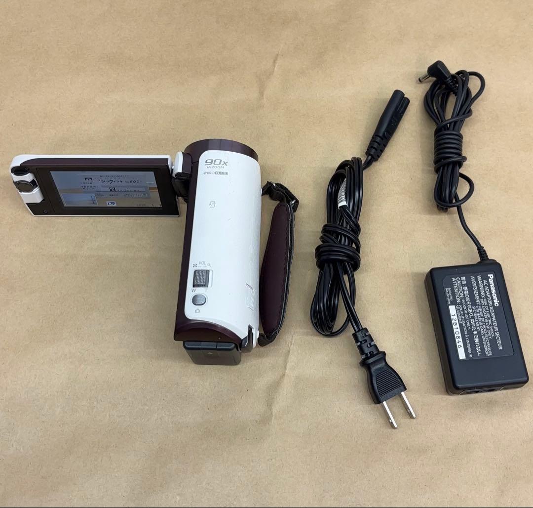 美品Panasonicパナソニック HDビデオカメラ HC-W570M ホワイト