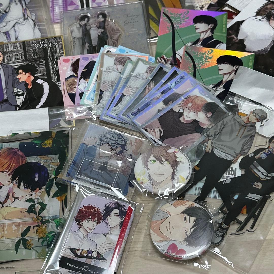 BLグッズ まとめ売り 特典 アクリルスタンド イラストカード クリアカード