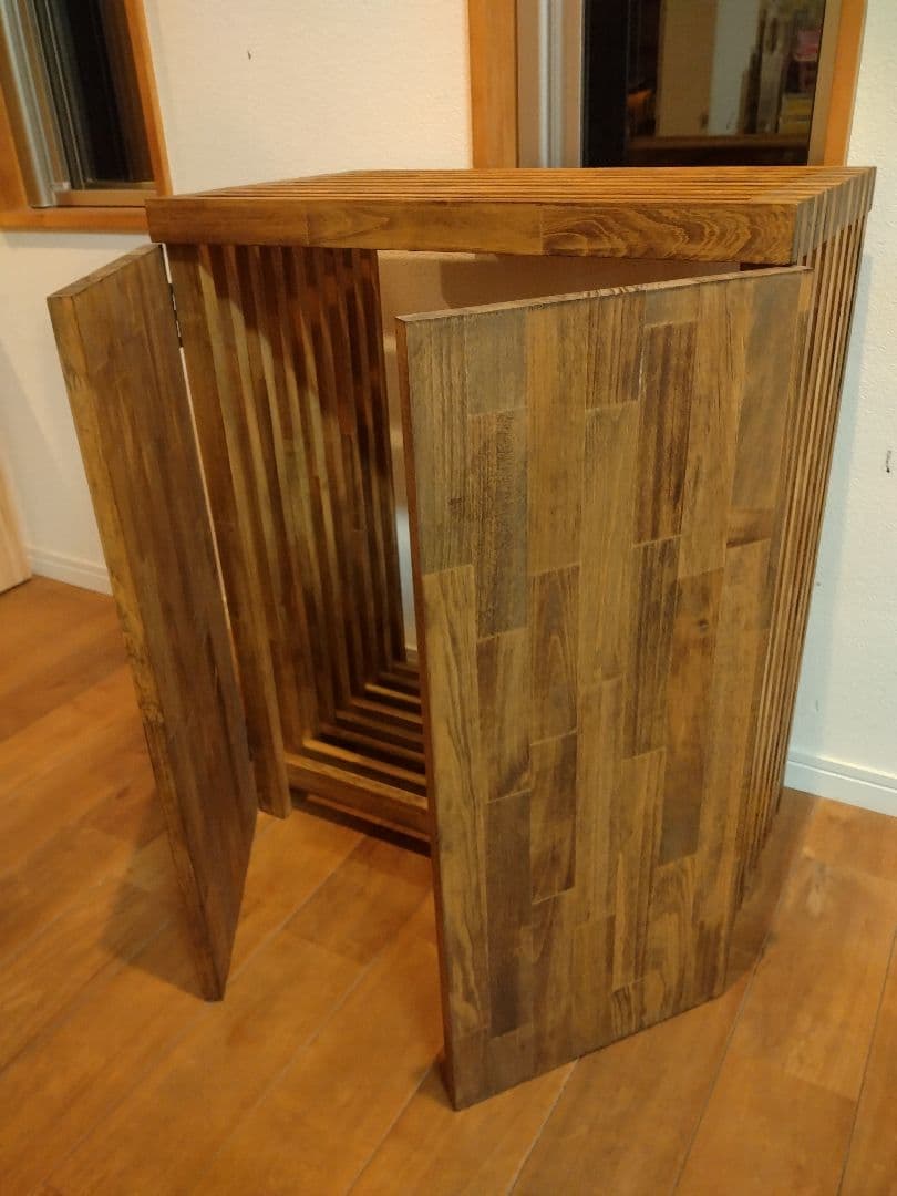 木製 ハンドメイド オーダー ワトコオイル 水槽台 アクアラック ベンチ