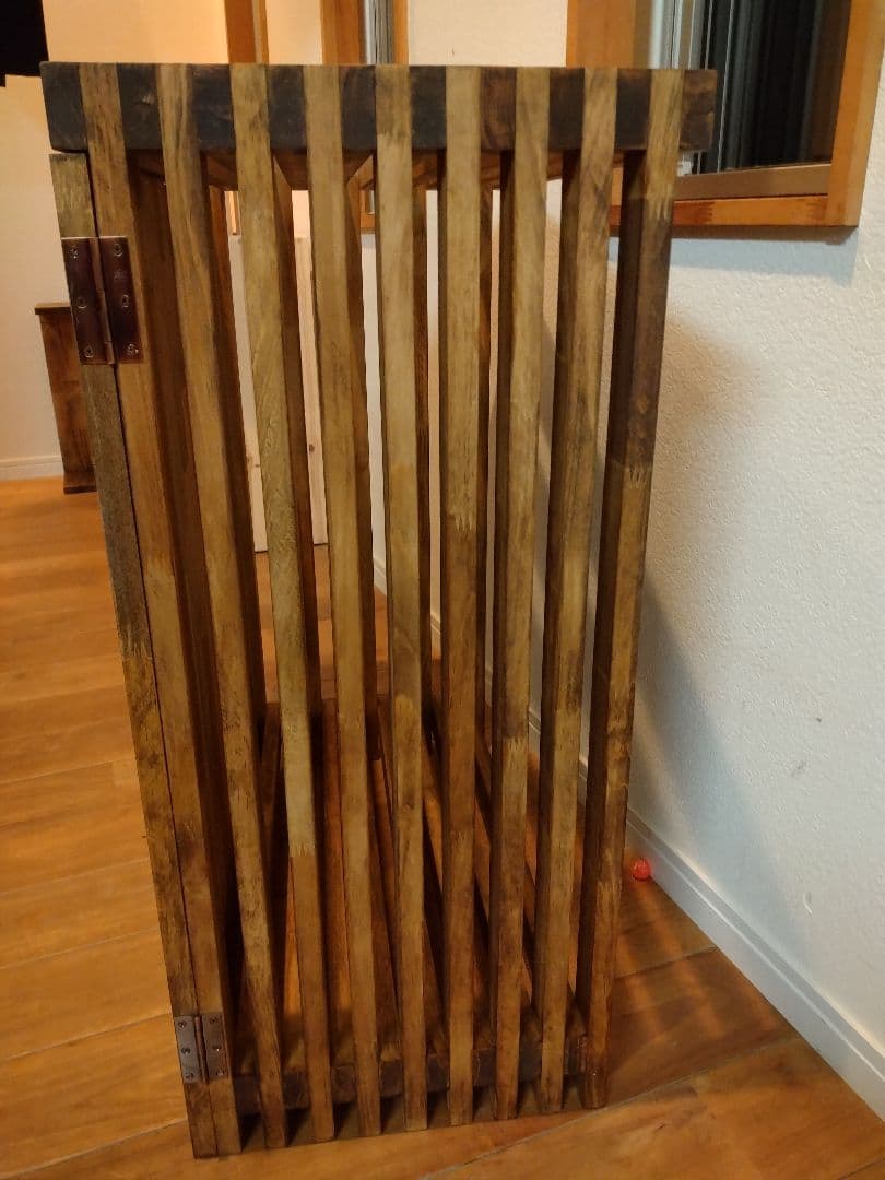 木製 ハンドメイド オーダー ワトコオイル 水槽台 アクアラック ベンチ