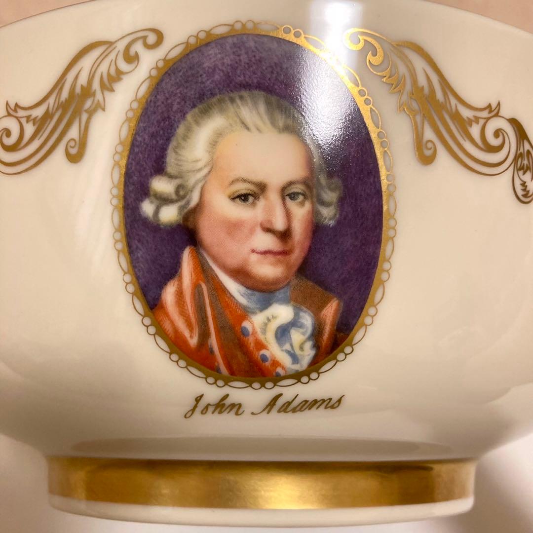 レノックス LENOX 24K 金彩 大統領などパトリオット５人の肖像