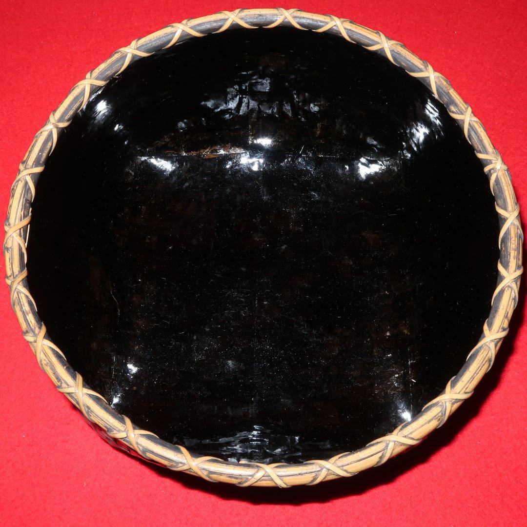 茶道具】油竹炭斗 稽古用