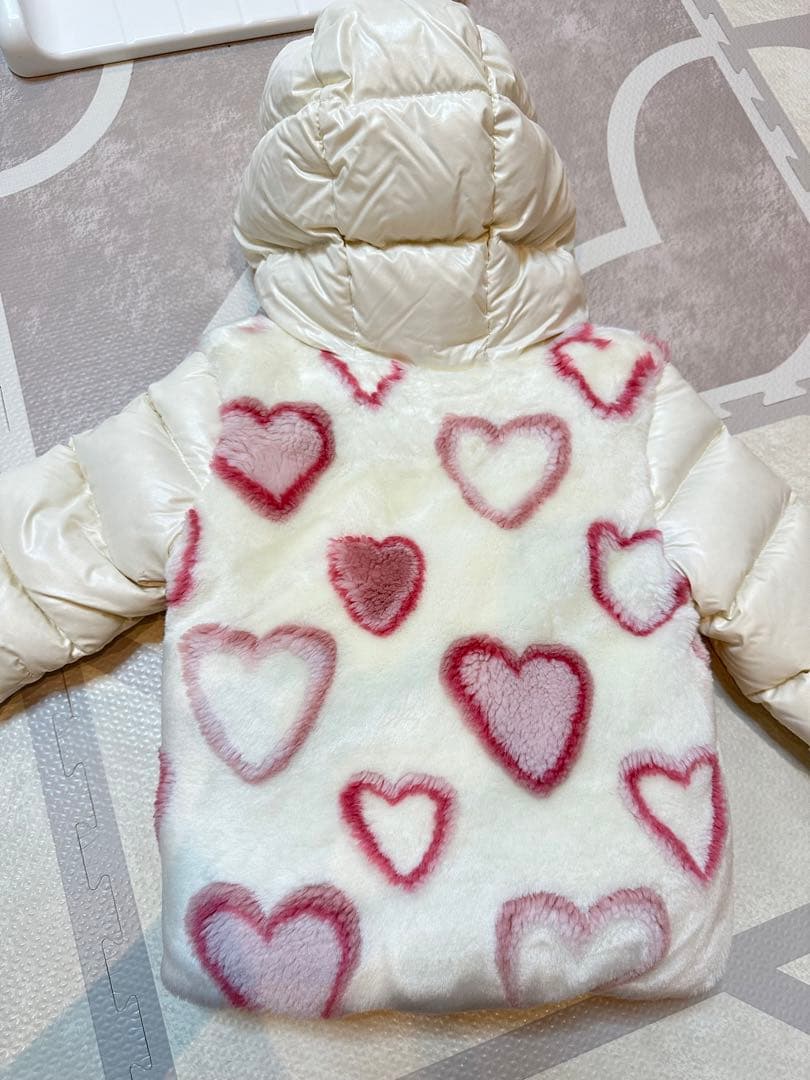 MONCLER Adamas ハート柄ダウン 80センチ