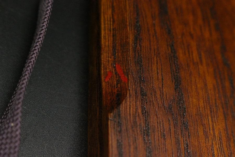 笹蒔絵 板文庫硯 共箱 未使用 文房四宝(A923)