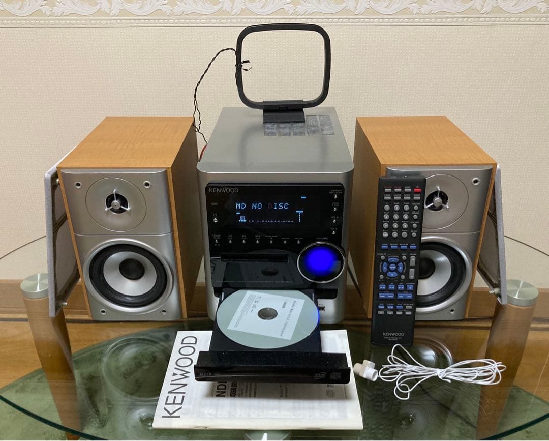 美品】KENWOOD RMD-NDL100 MD・CD・USB・希少可動品
