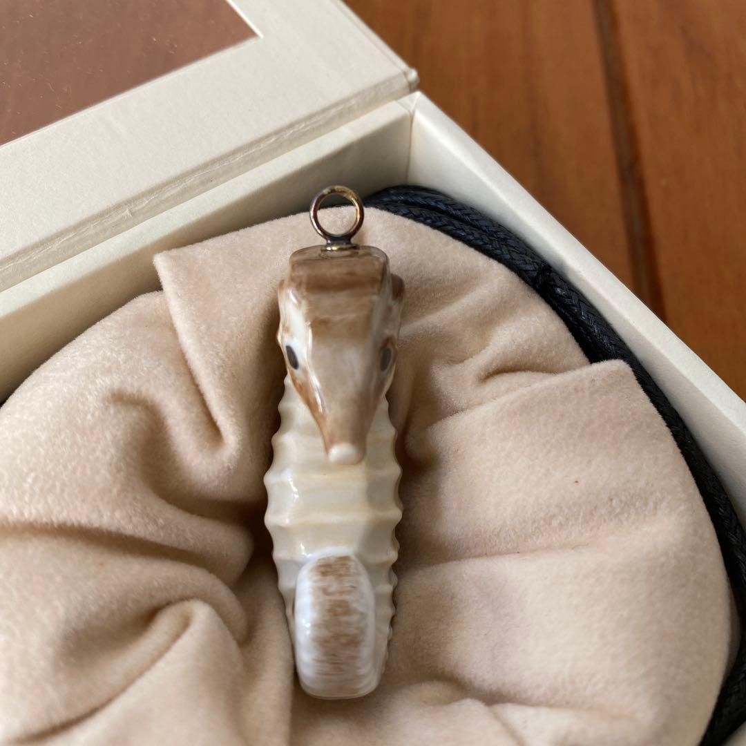 マイセン】新品未使用タツノオトシゴ ペンダントMEISSEN