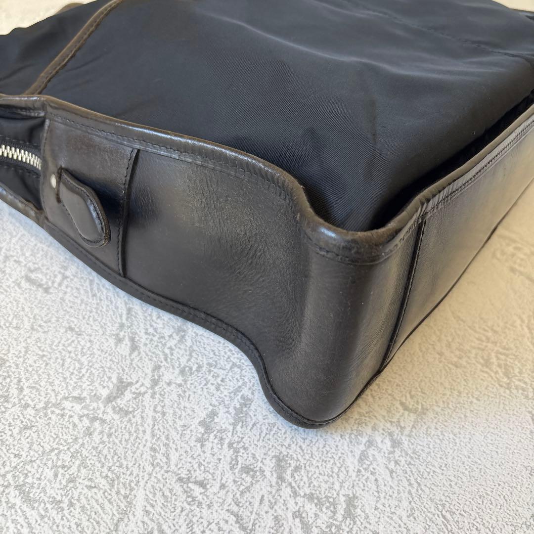 Felisi フェリージ ナイロンレザー ブリーフケース 8637/2 黒