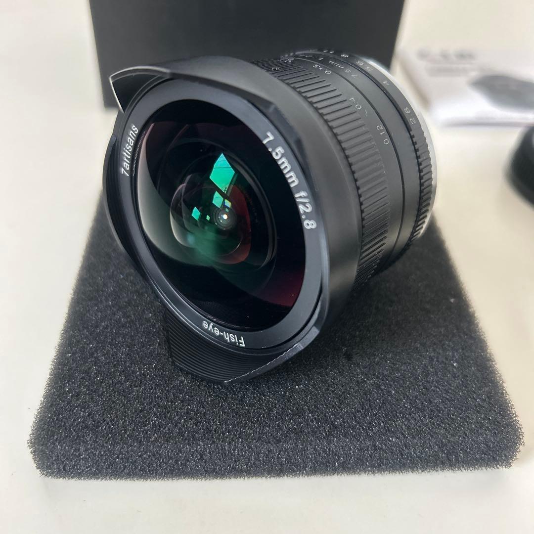 ☆美品☆ 七工匠 F2.8 7.5mm 魚眼 FX-mount レンズ