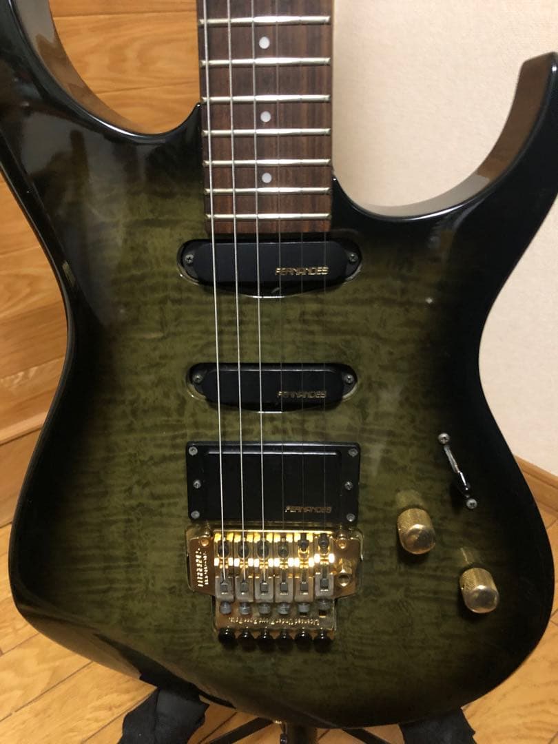 FERNANDES エレキギター グラデーションブラック