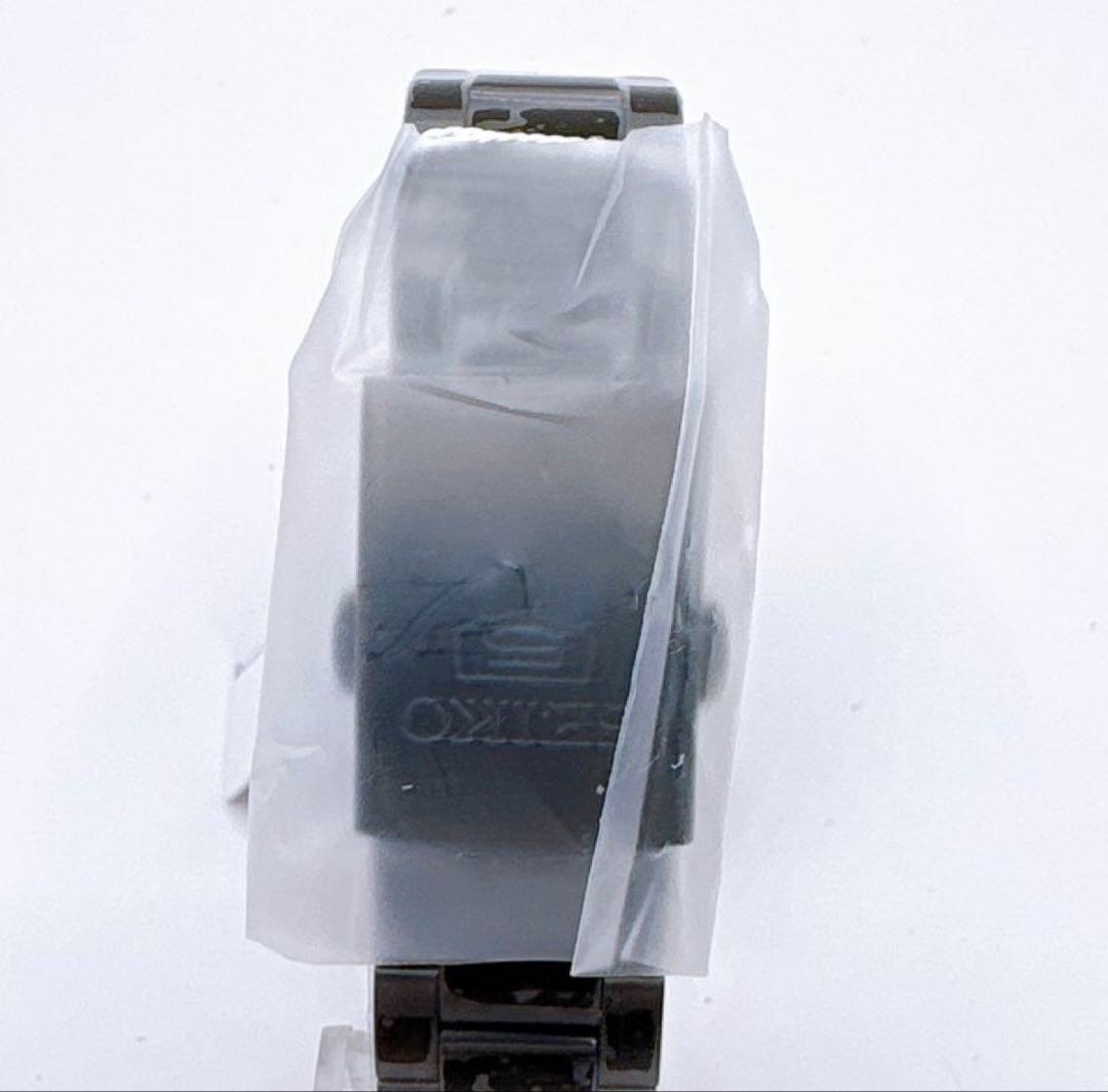 新品未使用 箱付SEIKO 自動巻き 腕時計 防水 裏スケルトン ブラック