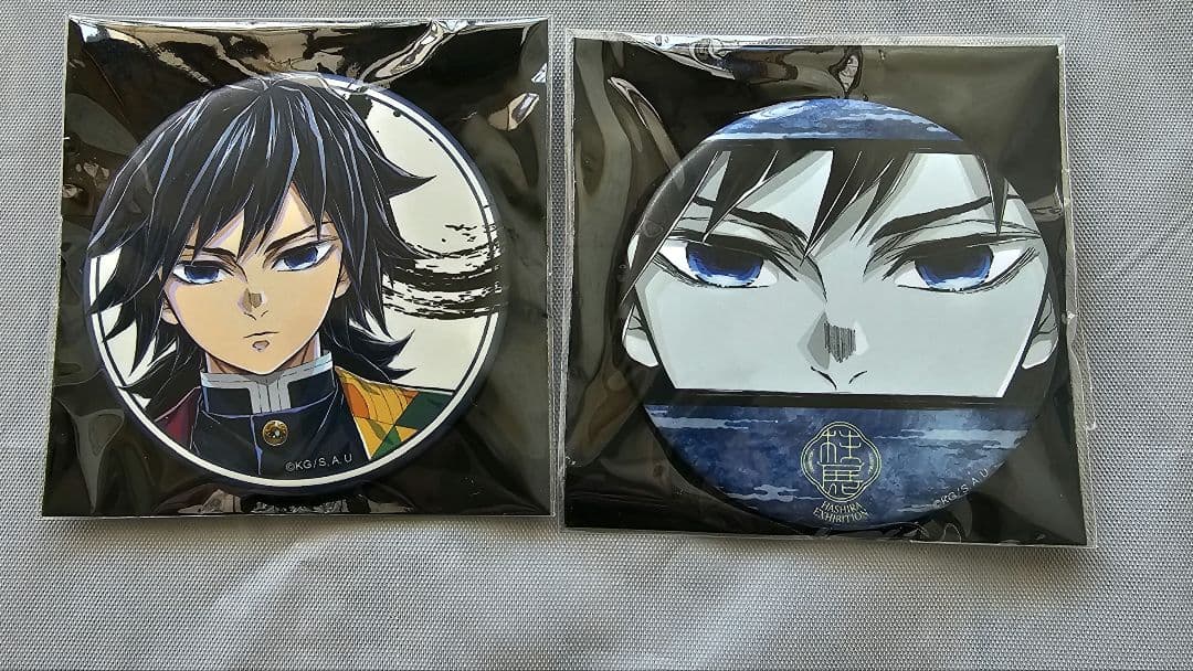 鬼滅の刃 柱展 冨岡義勇 ランダムマット缶バッジ - メルカリ