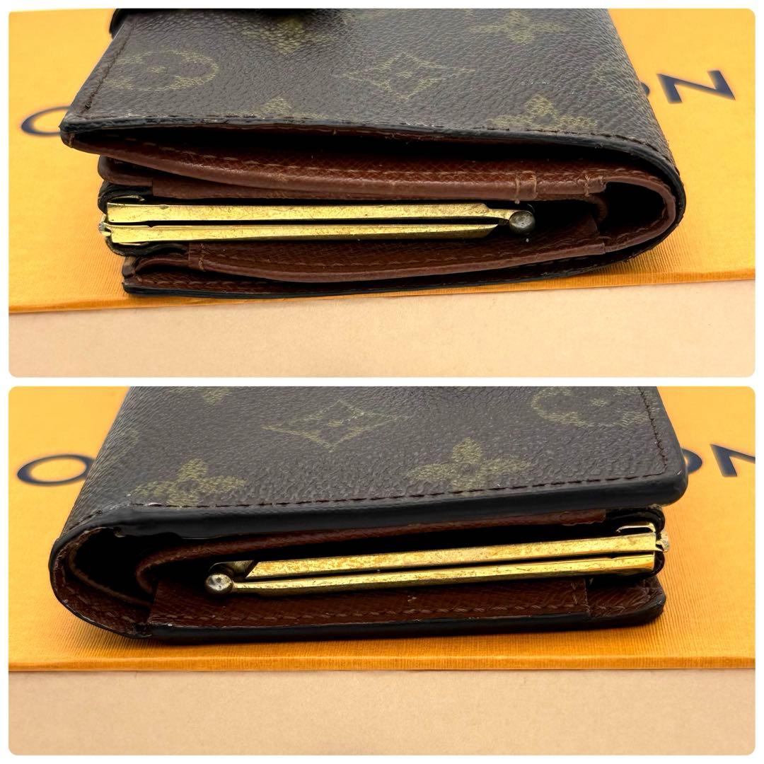 美品✨ルイヴィトン モノグラム ヴィエノワ がま口財布 コンパクト財布