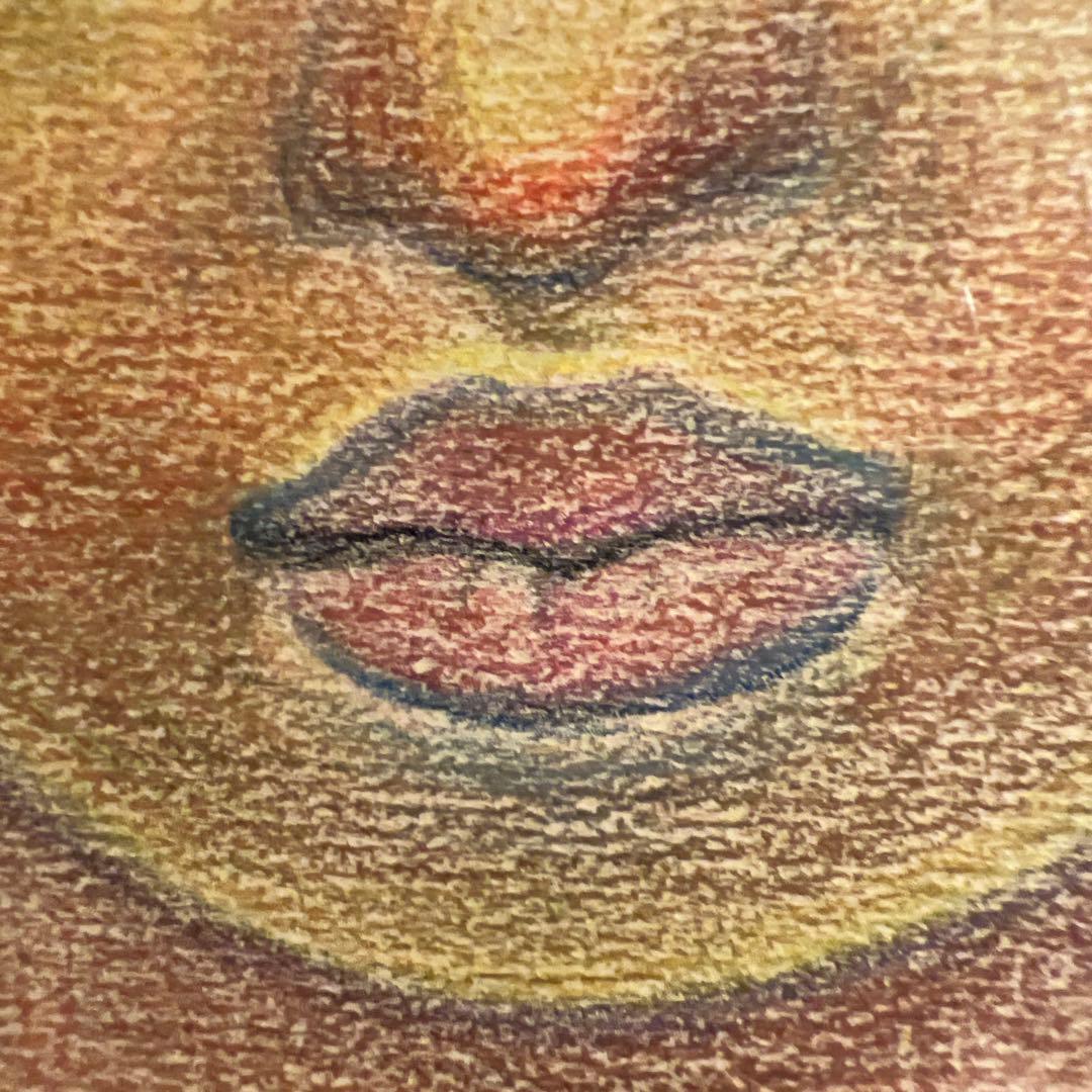 竹田鎮三郎　大判パステル画　傑作