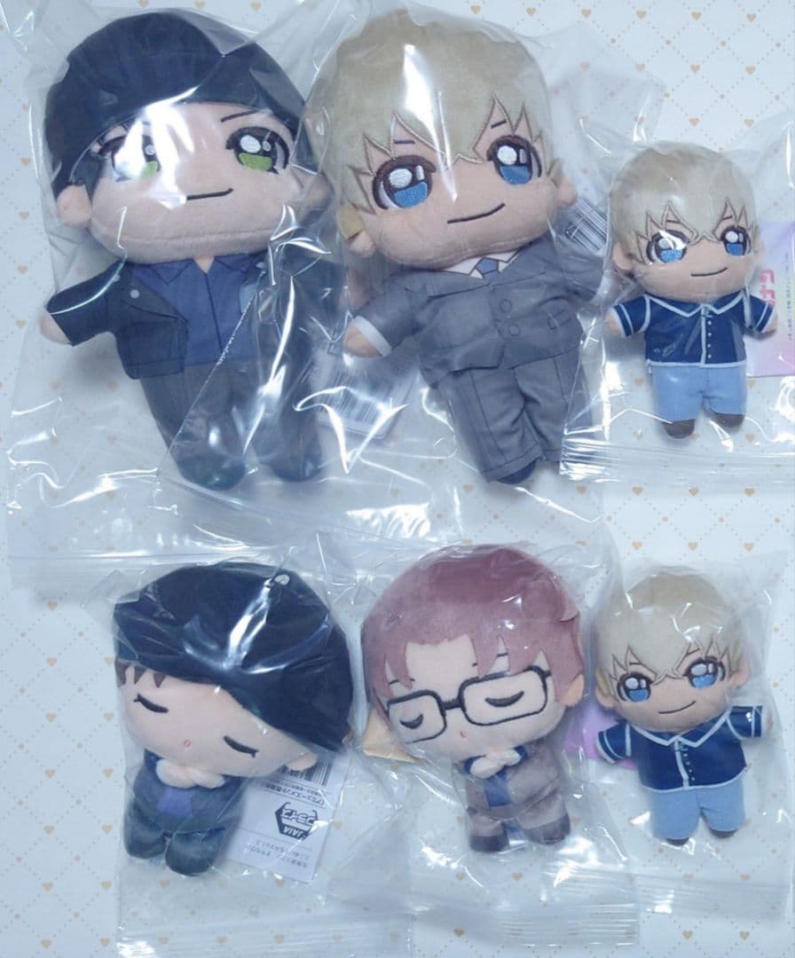 名探偵コナン　ぬいぐるみ　マスコット　赤井　安室　沖矢　哀