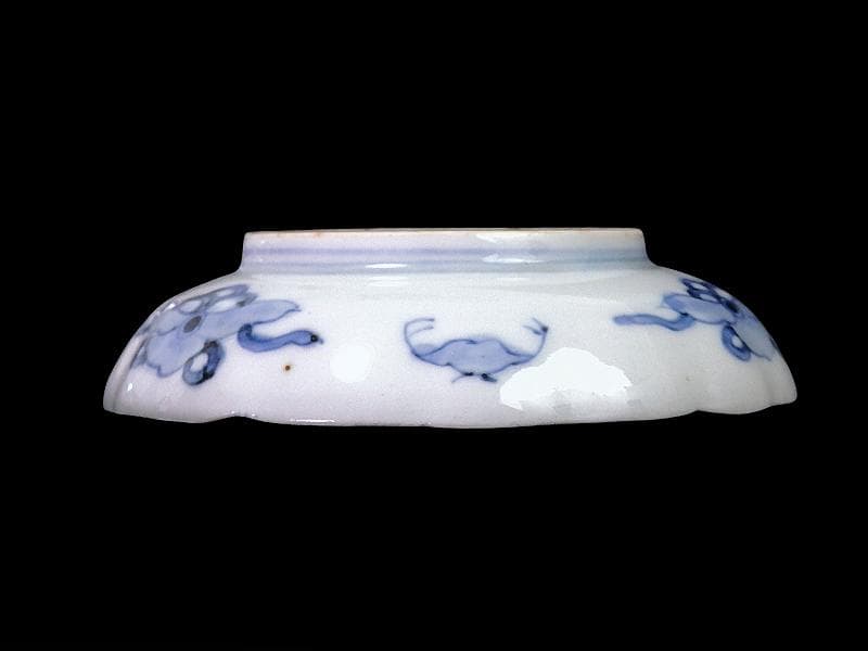 古伊万里 色絵 鳳凰に牡丹の図 4寸皿 5客 C381AS-CZc - メルカリ