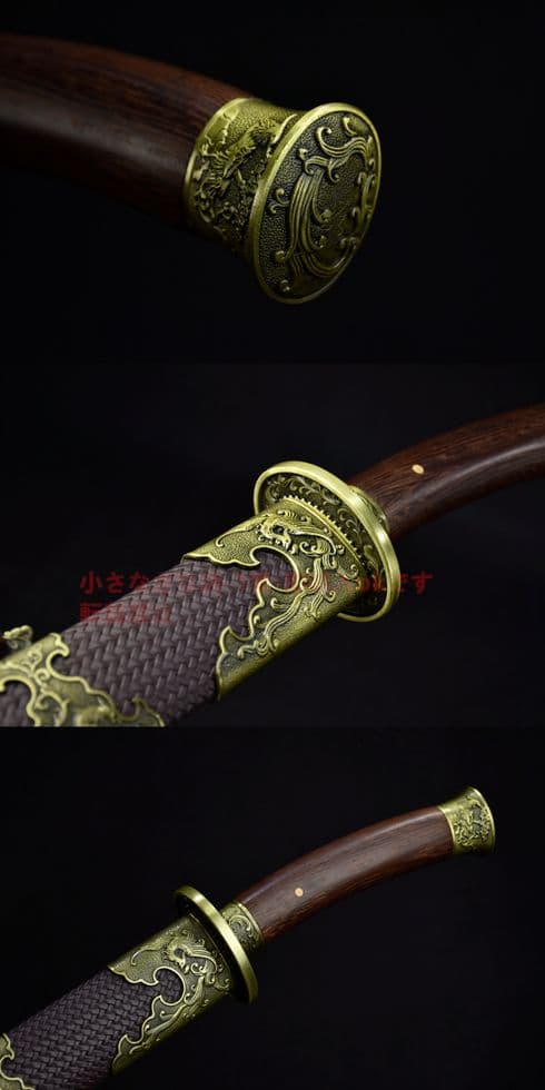 武具　刀装具　日本刀　模造刀   居合刀 清腰刀 鳳凰石紋B