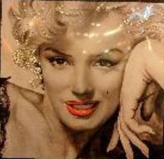 イタリア アートフレーム マリリン モンロー シルバー 1414-629