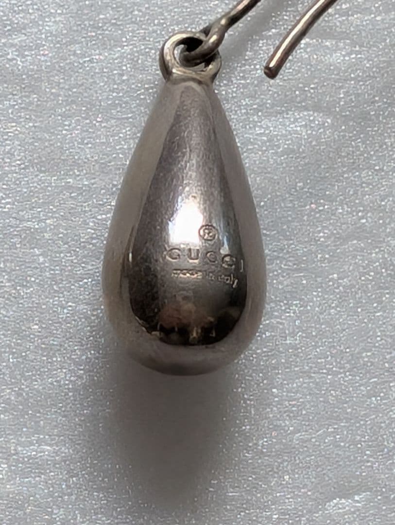 GUCCI グッチ ティアドロップ ピアス 両耳 イタリア製