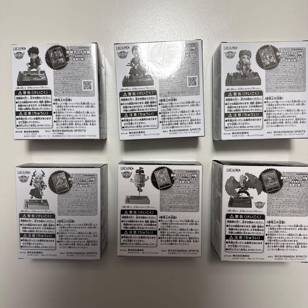 未開封】美品 レカフィグ ワンピース 6種フルコンプセット - メルカリ