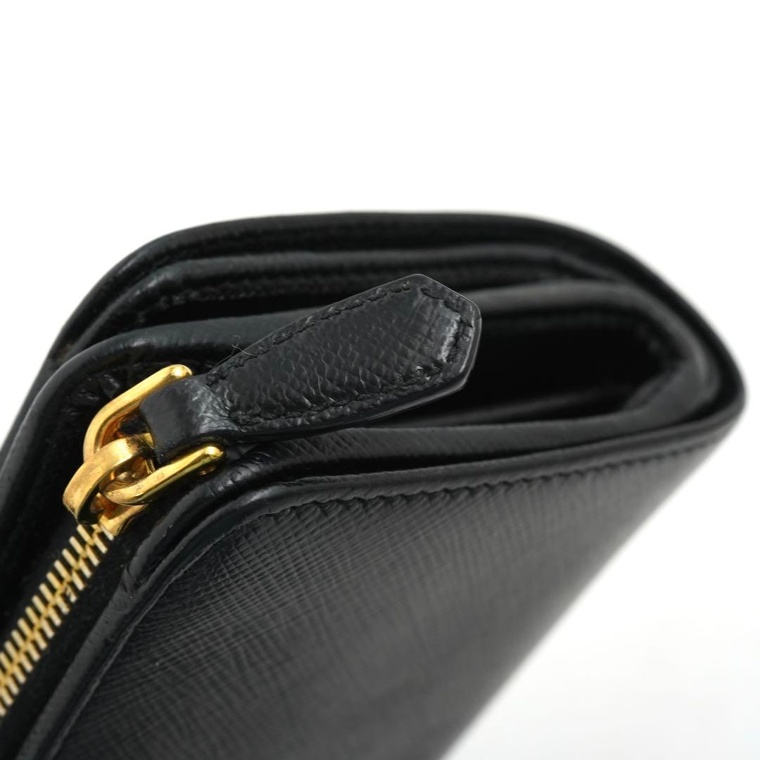 ✨プレゼント梱包✨ PRADA ミニ財布 サフィアーノレザー L字
