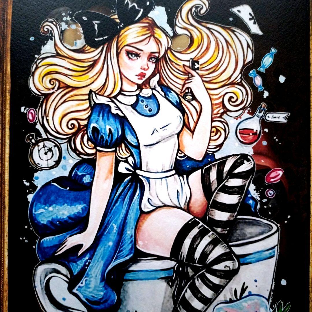 death nyc 世界限定100枚 不思議の国のアリス ディズマランド - メルカリ