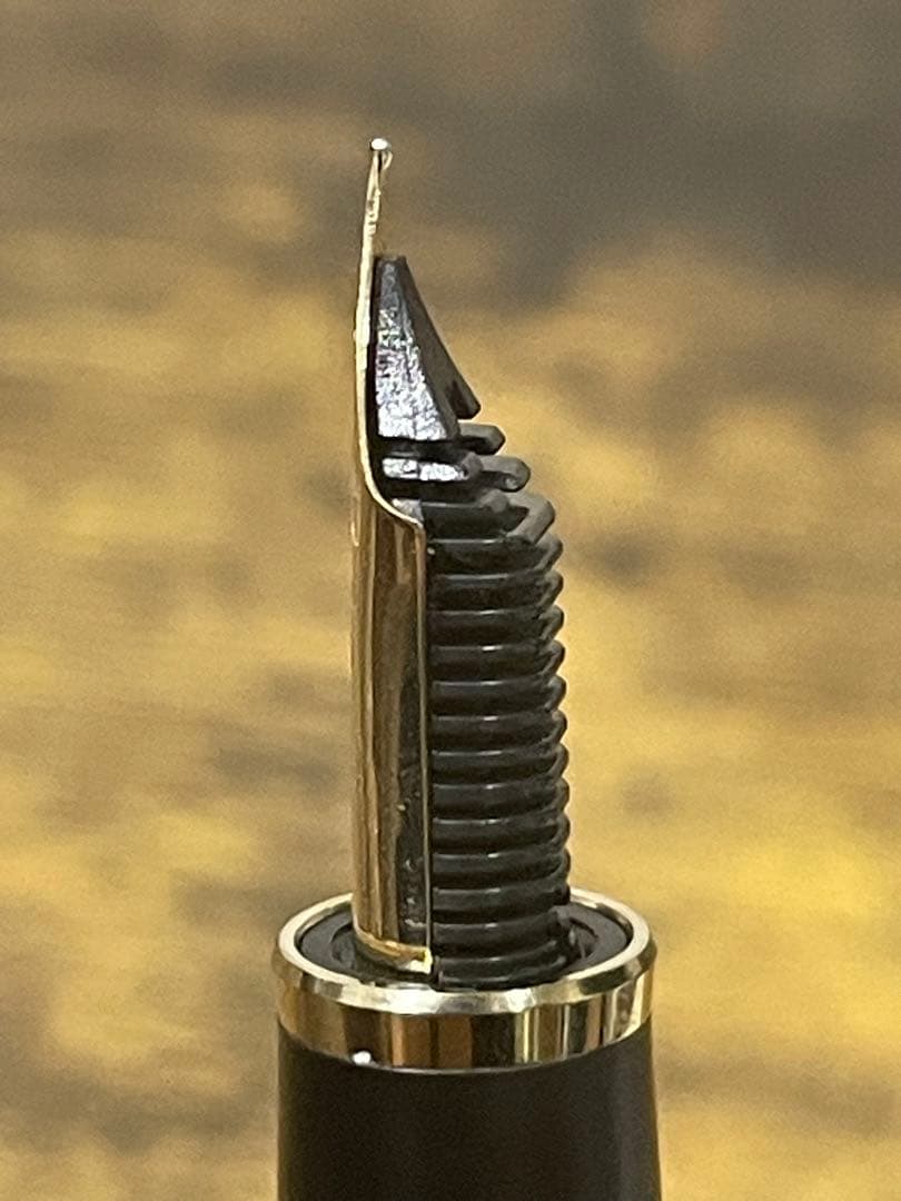 筆記確認済美品梨地18k 備品あり字幅MF セーラー万年筆