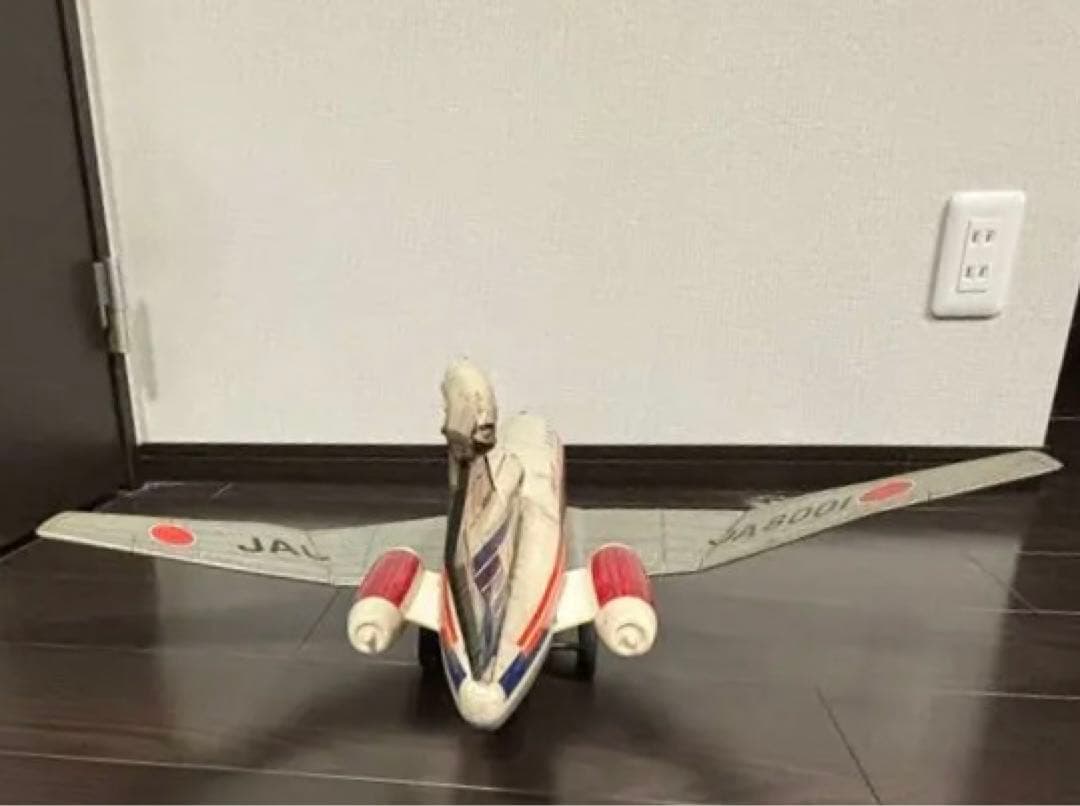 【日本航空 ジャンボジェット機 JAL】《JA8001 》 ＊当時物 ブリキ