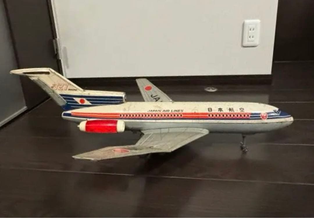 【日本航空 ジャンボジェット機 JAL】《JA8001 》 ＊当時物 ブリキ
