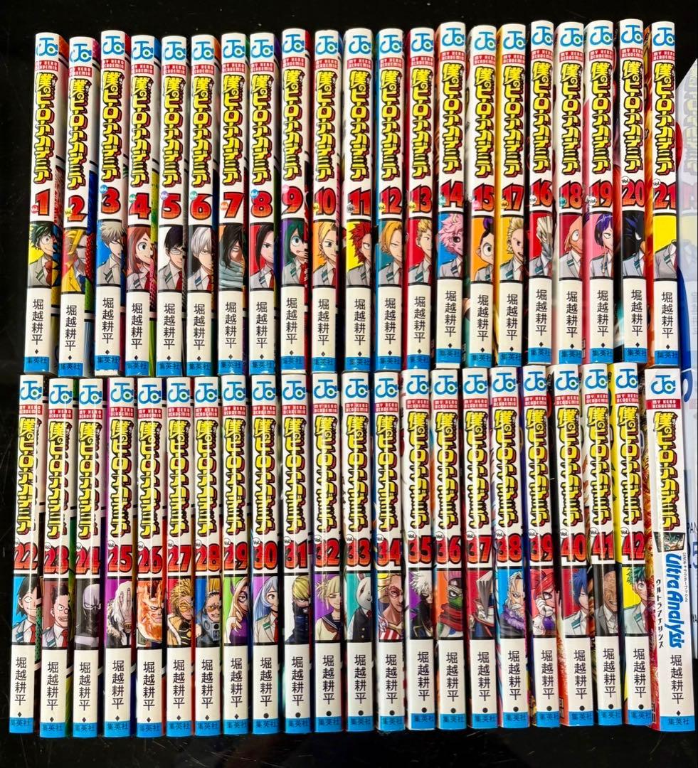 僕のヒーローアカデミア 全巻 1巻〜42巻、公式キャラクターブック セット