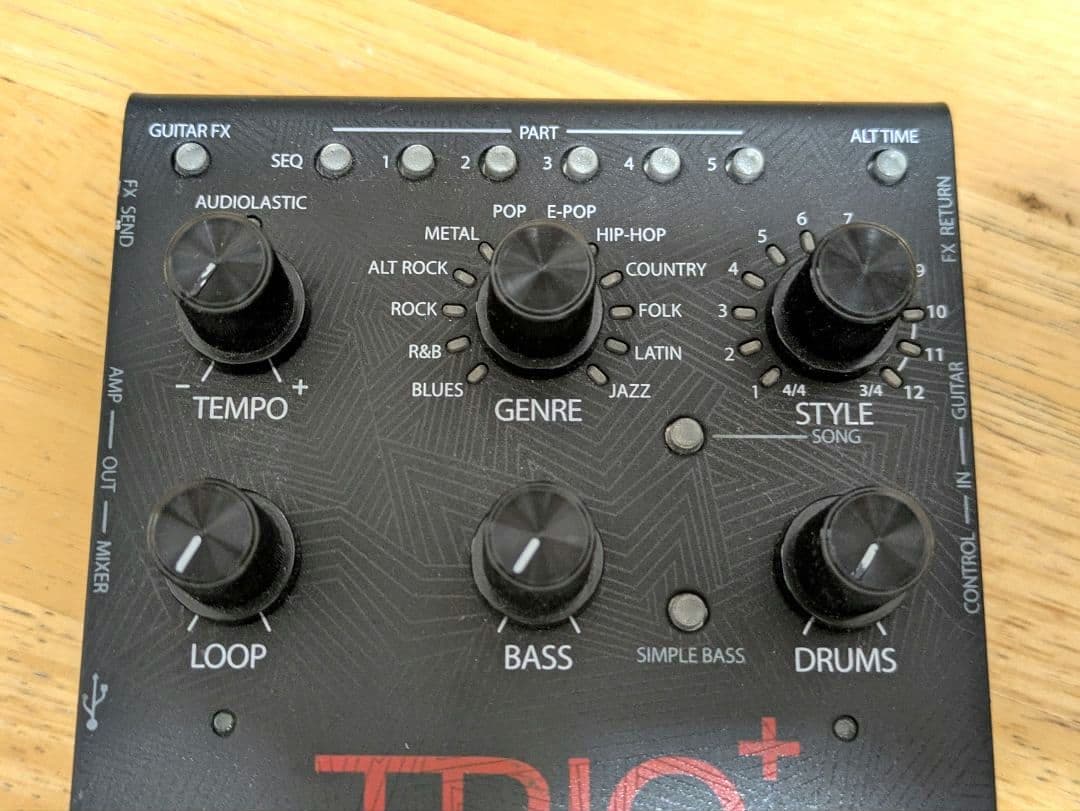 ギター DigiTech TRIO+