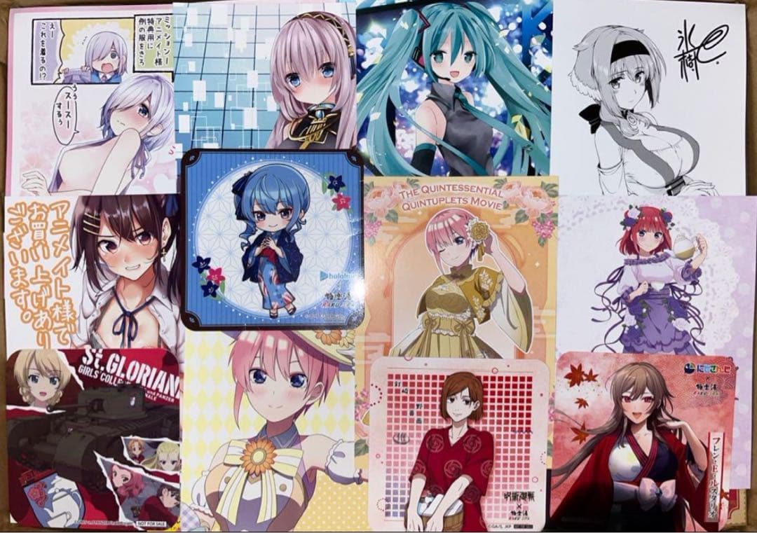 アニメグッズ キャラクターグッズ 紙雑貨 紙類 1250点以上 大量 まとめ売り