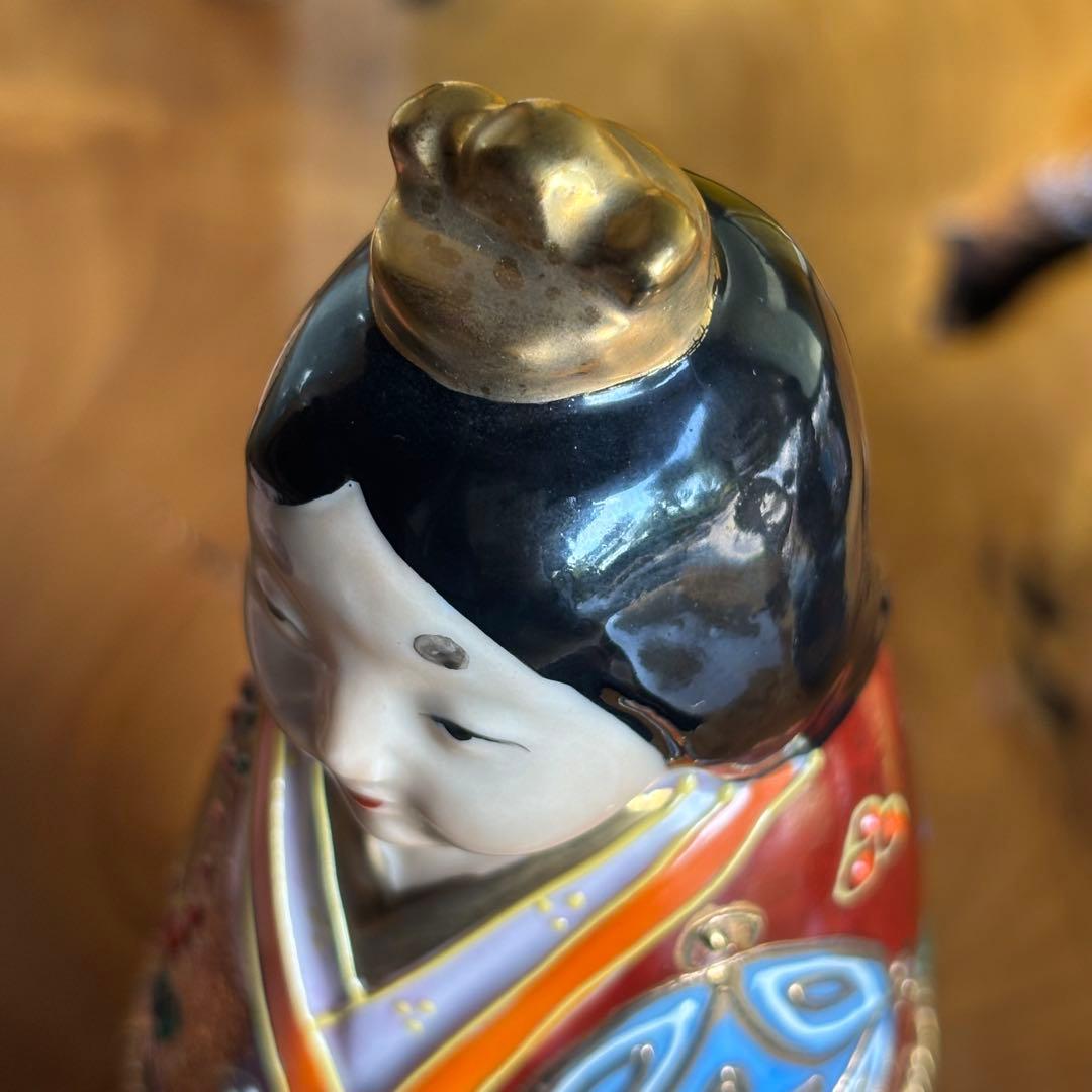 九谷焼 立雛 屏風付き 雛人形 お雛様