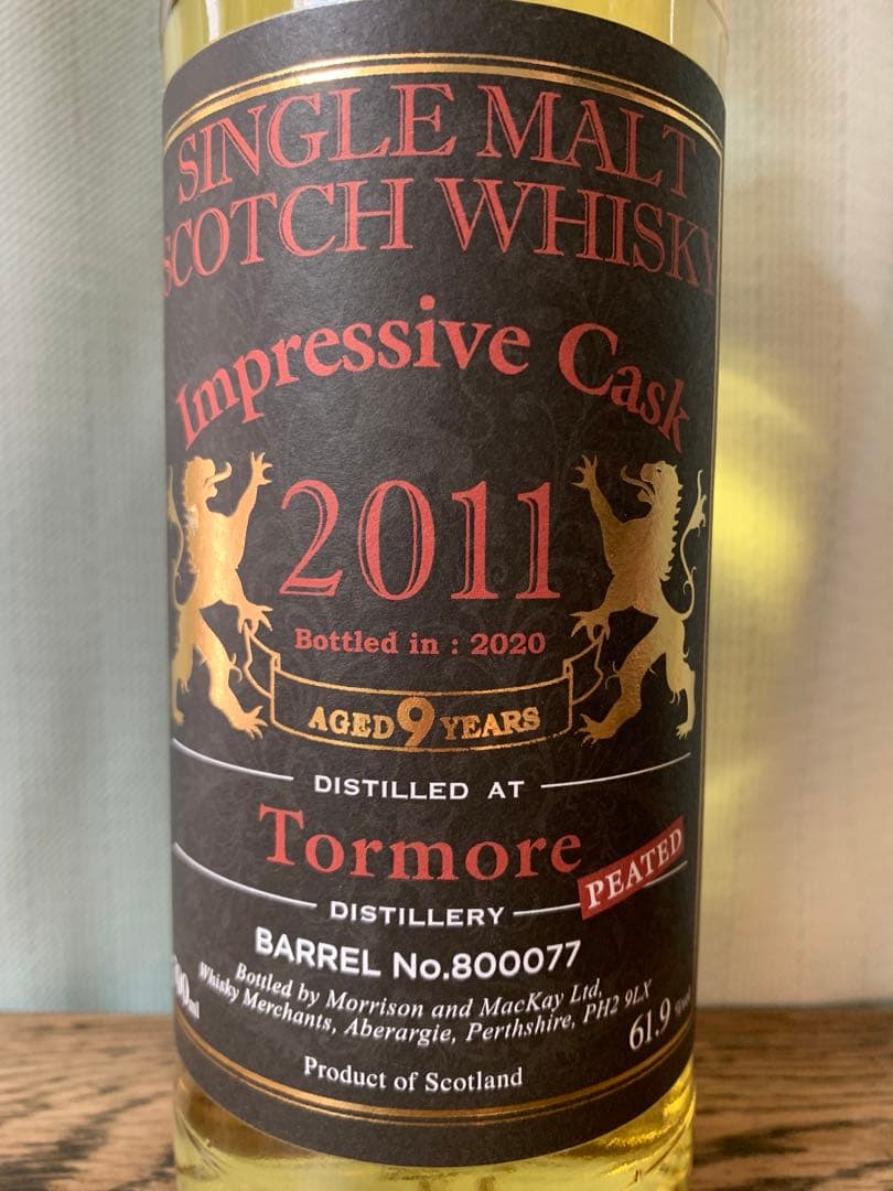 トーモア Tormore Impressive Cask 2011 9年 Tormore 2011 MSWD