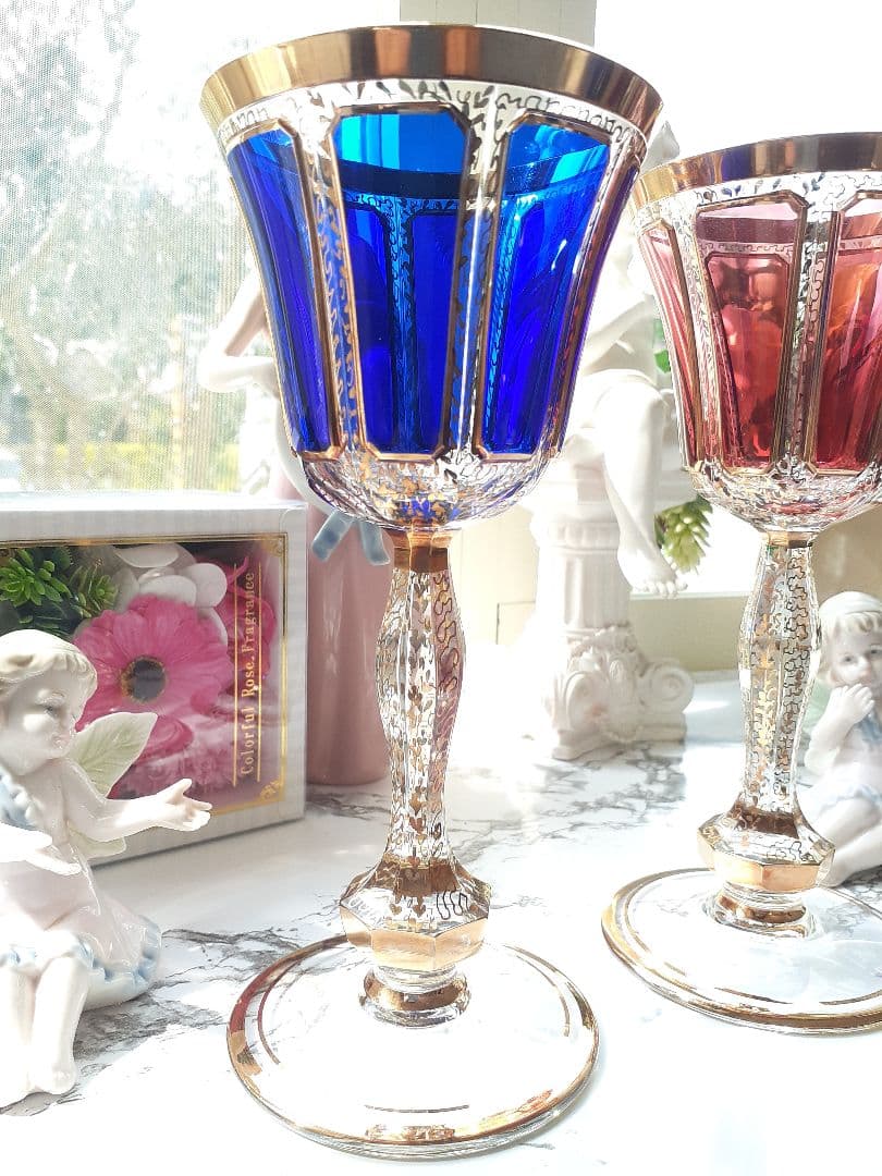 ボヘミア エーゲルマン ワイングラス ペア ショップ エーゲルマン