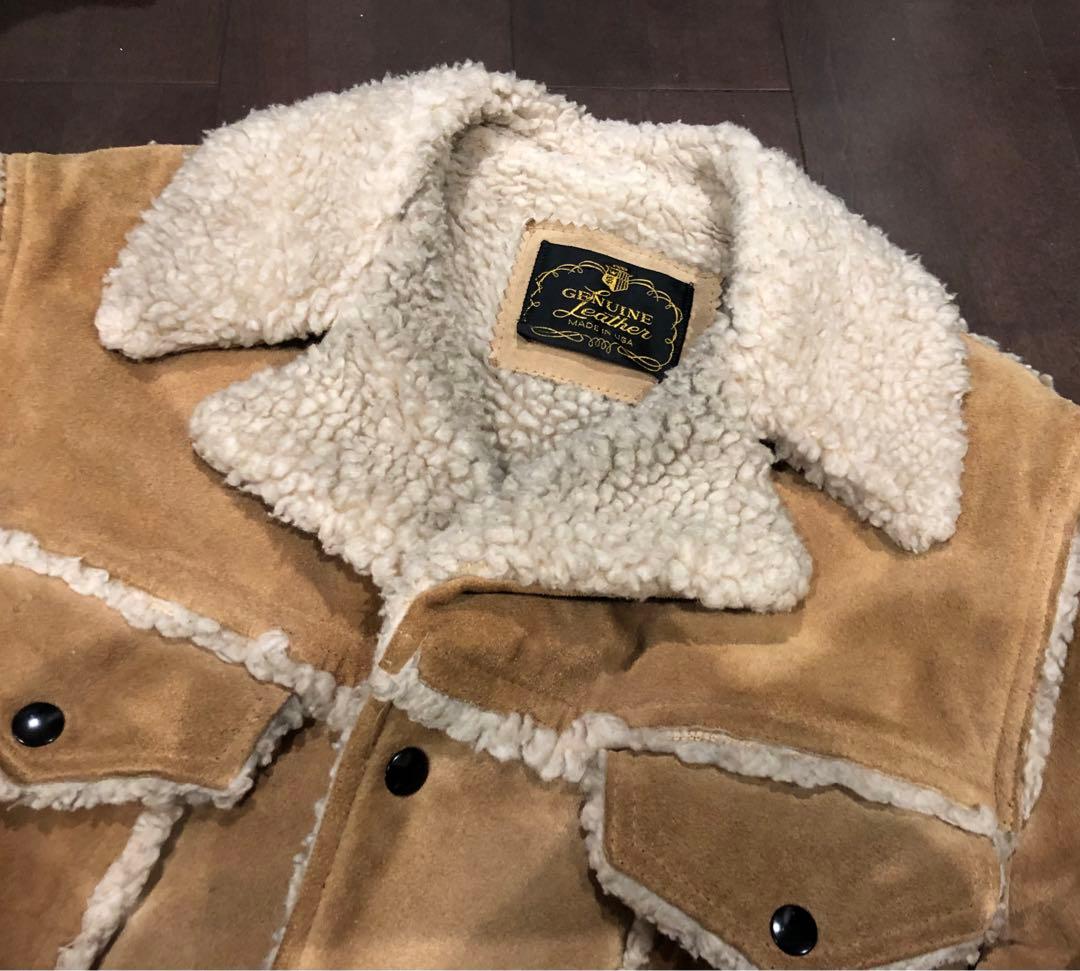 ヴィンテージ　スエード　ジャケット / levis オリンピックムートン 激似