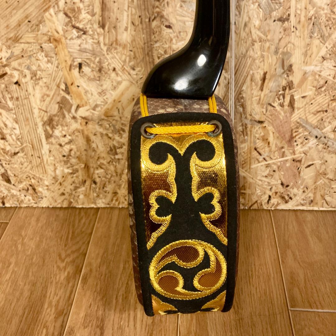 三線本体 木製 黒茶