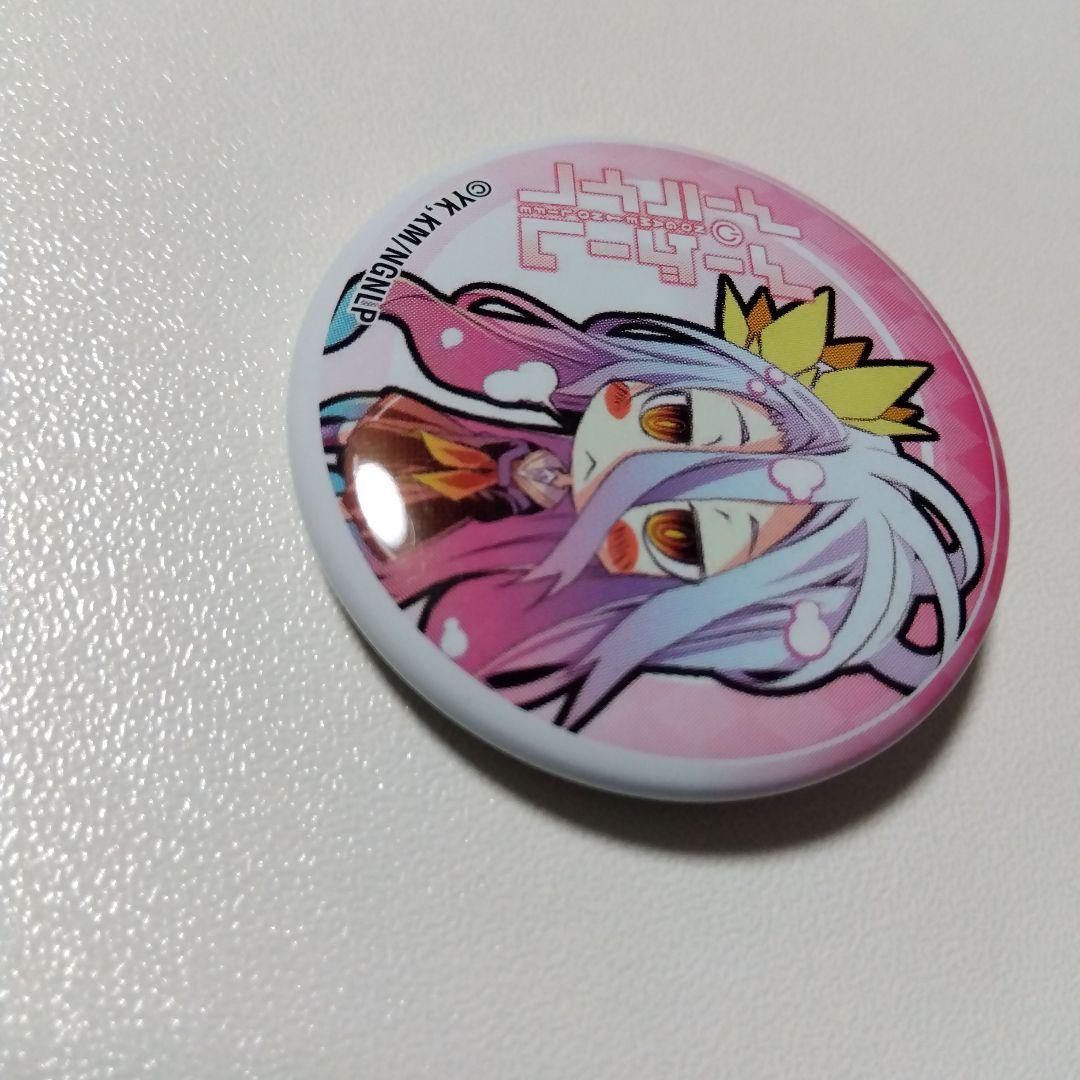 【ノーゲーム・ノーライフ】白 コミケ 85 配布 ミニキャラ 缶バッジ