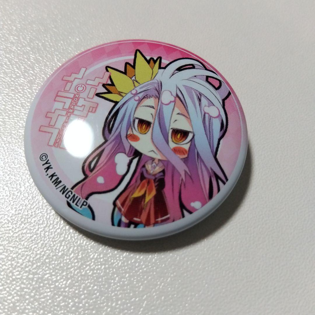 【ノーゲーム・ノーライフ】白 コミケ 85 配布 ミニキャラ 缶バッジ