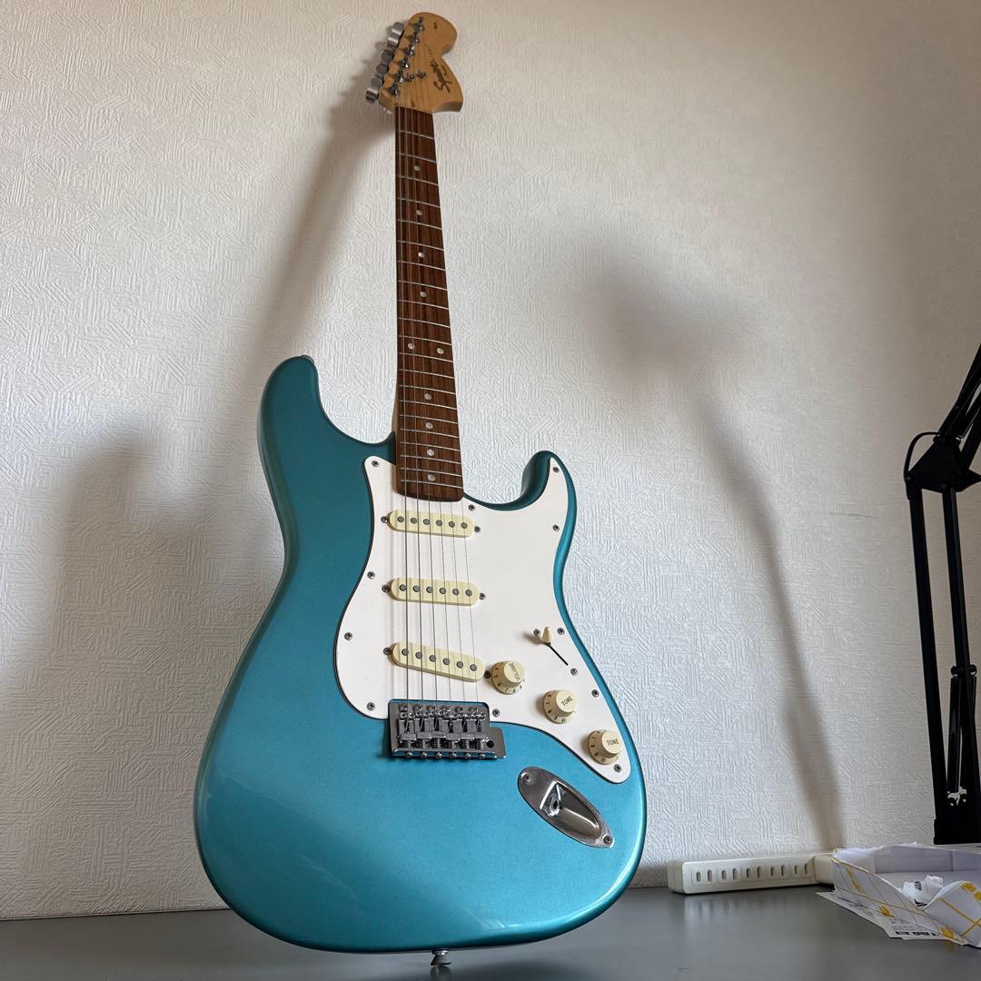 Squier Strat アクアブルー エレキギター Squier by Fender Affinity Series Stratocaster Maple Fingerboard