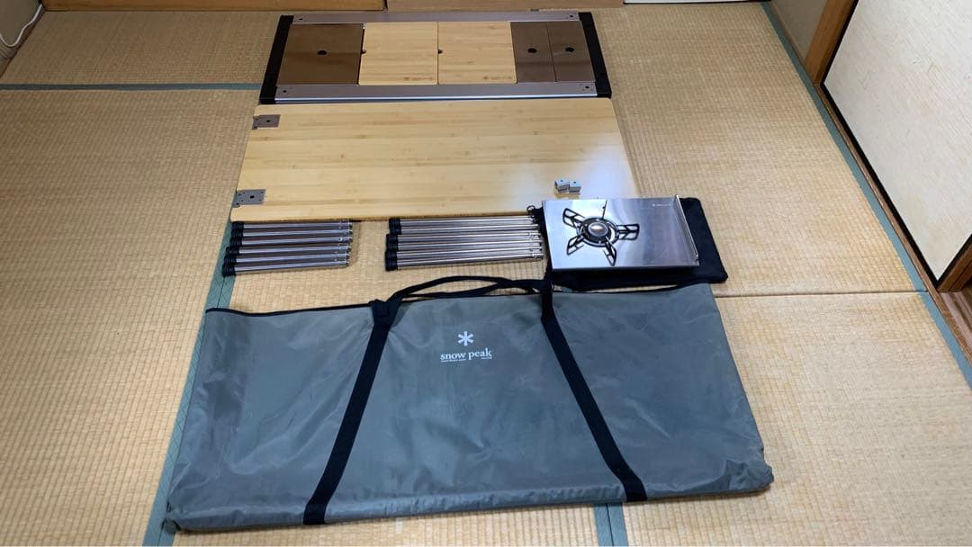 IGT テーブル ロング6種9点セット スノーピーク フラットバーナー