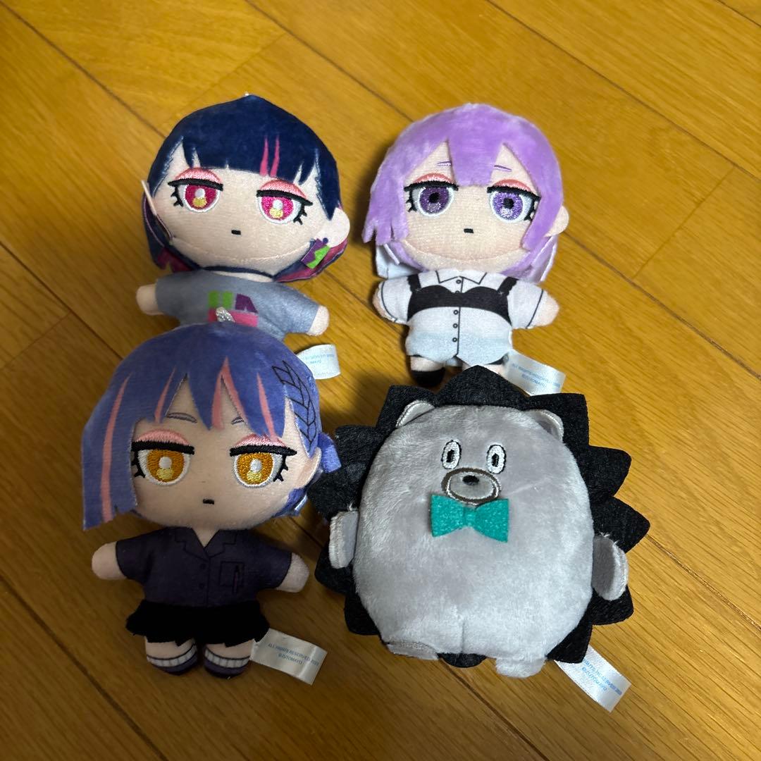 ずっと真夜中でいいのに ずとまよ マスコット ぬいぐるみ4個セット