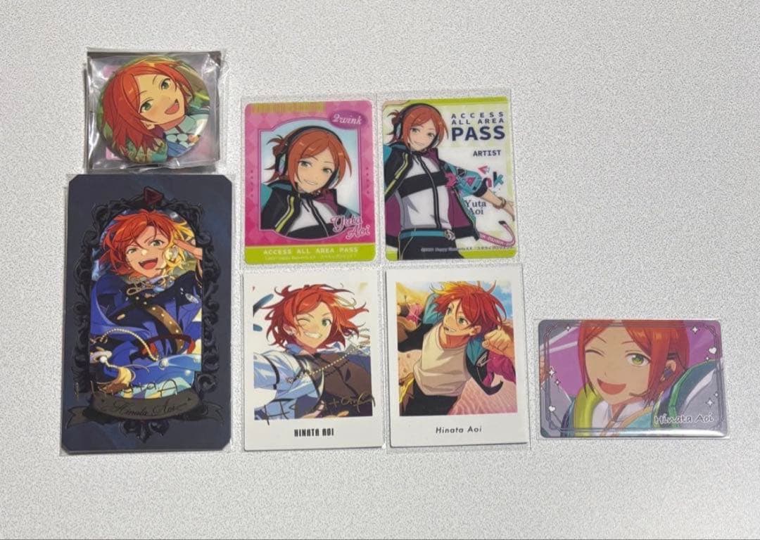 あんスタ 2wink 缶バッジ カード 葵ひなた 葵ゆうた - メルカリ