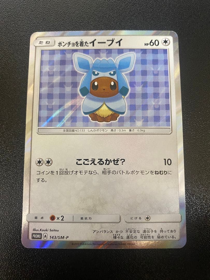 ポンチョを着たイーブイ（シャワーズ） ポンチョを着たイーブイ