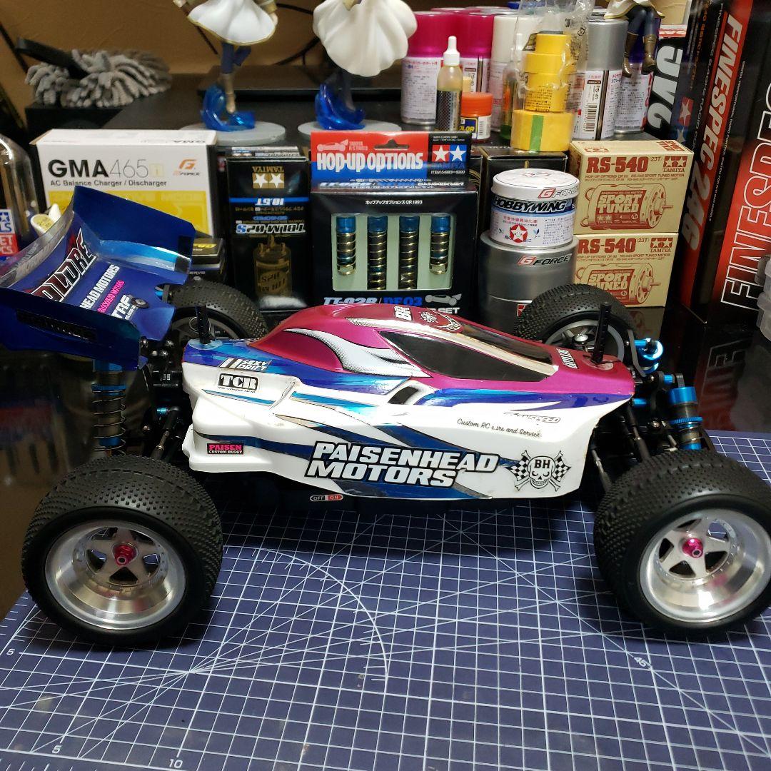 タミヤ TT02B カスタム ブラシレス バルドルボディ オプションフル