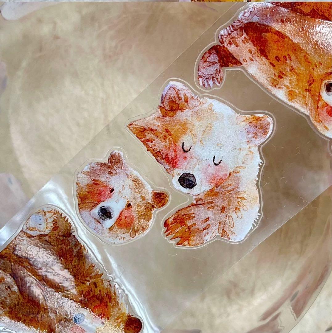 PET 熊大 ダイカット加工 4.5cm×5m 海外マスキングテープ クマ - メルカリ