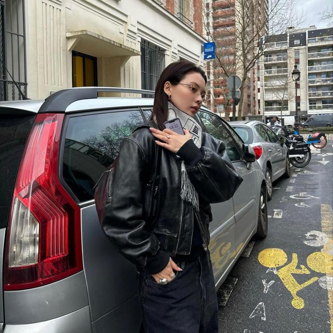 GADID ANONIEM GUERIN マフラー／BLACK