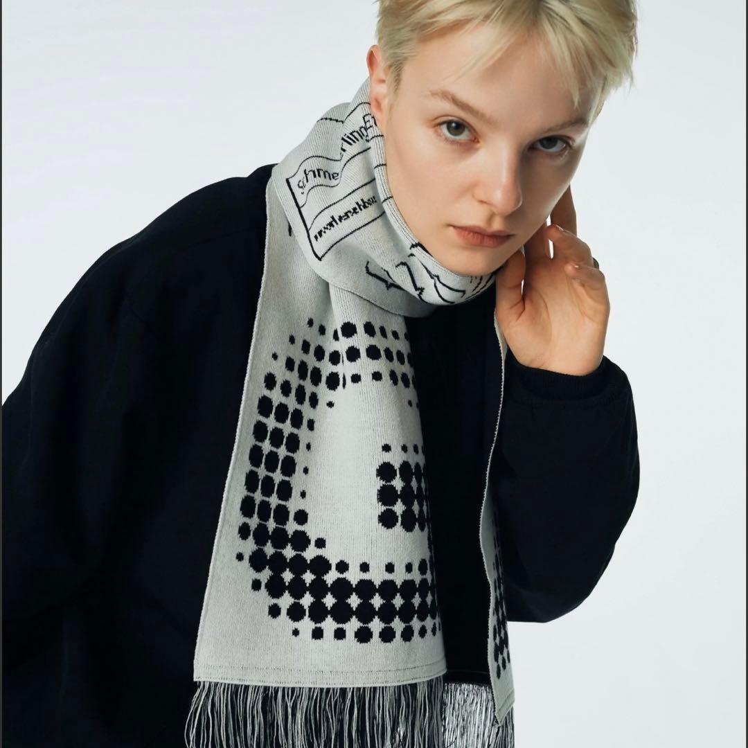 GADID ANONIEM GUERIN マフラー／BLACK